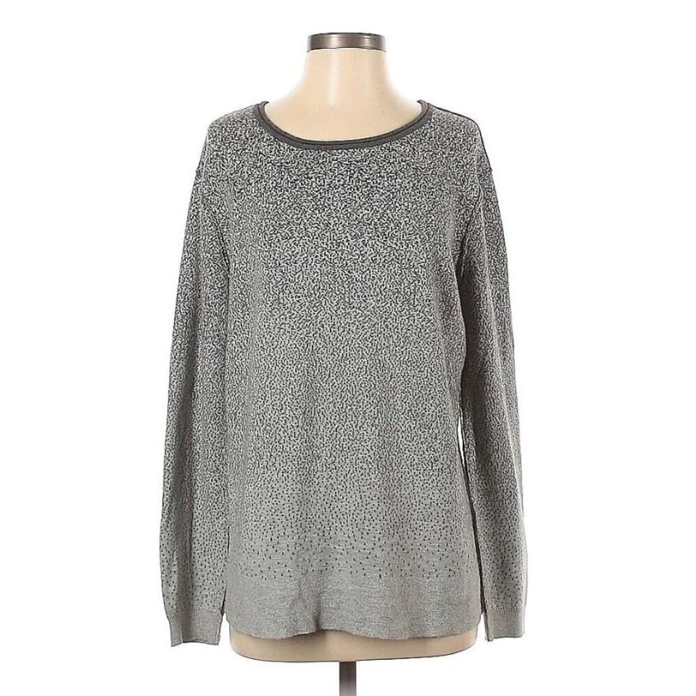 House of Harlow 1960 Sweater Womens XS TP Grey Speckled Long Sleeve‎ Crew Neck